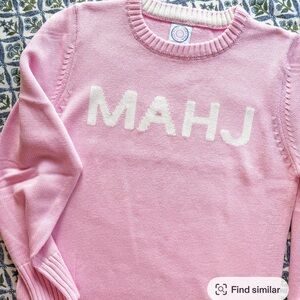 Mahjong Sweater Pink - Medium